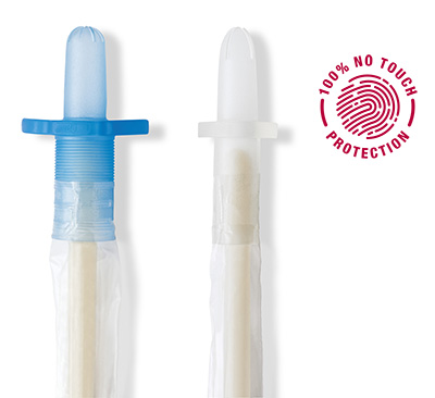 Both Vapro Catheters with 100 No Touch Protection Logo
